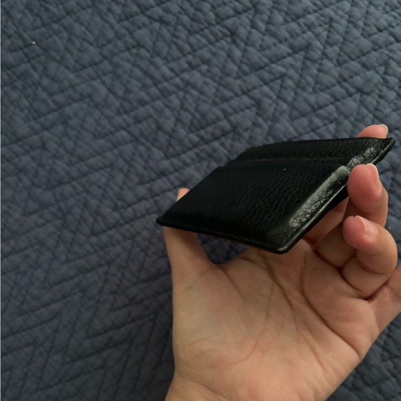 Prada Leather Card Holder Wallet, Black - Picture 12 of 12